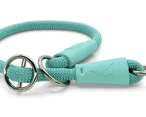 Morso Half Slip Halsband Hond Regular Rope Gerecycled Aquamarine 45x1 cm - Blauw