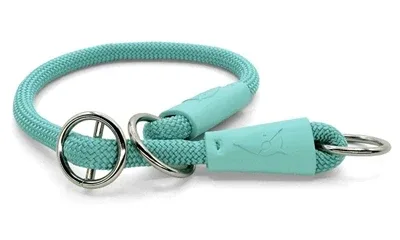 Morso Half Slip Halsband Hond Regular Rope Gerecycled Aquamarine 45x1 cm - Blauw