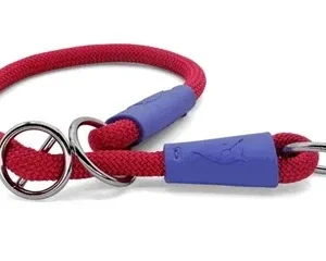 Morso Half Slip Halsband Hond Regular Rope Gerecycled Velvet 50x1 cm - Red
