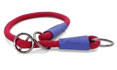 Morso Half Slip Halsband Hond Regular Rope Gerecycled Velvet 50x1 cm - Red