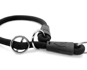 Morso Half Slip Halsband Hond Soft Rope Gerecycled 60x1 cm - Black