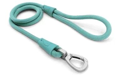 Morso Hondenriem Regular Rope Gerecycled Aquamarine 120x1 cm - Blauw