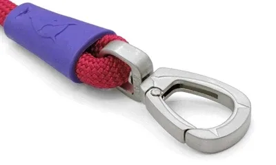 Morso Hondenriem Regular Rope Gerecycled Velvet 120x1 cm - Red - Image 2