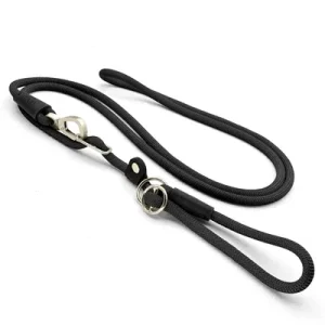 Morso Hondenriem Retrieverlijn Hands Free Soft Rope Gerecycled 260x1 cm - Zwart