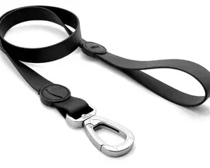 Morso Hondenriem Waterproof Gerecycled 100x2,5 cm - Black