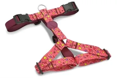 Morso Hondentuig H Tuig Gerecycled Think 40-55 cm - Pink