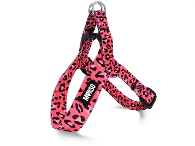 Morso Mini Hondentuig Verstelbaar Gerecycled Bubble Leo 24x32x1,5 cm - Roze
