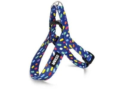 Morso Mini Hondentuig Verstelbaar Gerecycled Color Invaders 29x38x2,5 cm - Paars