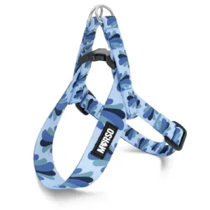 Morso Mini Hondentuig Verstelbaar Gerecycled Splash 29x38x2,5 cm - Blauw