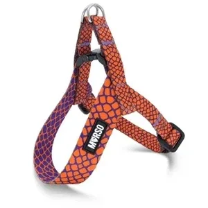 Morso Mini Hondentuig Verstelbaar Gerecycled Urban Lizard 24x32x1,5 cm - Rood