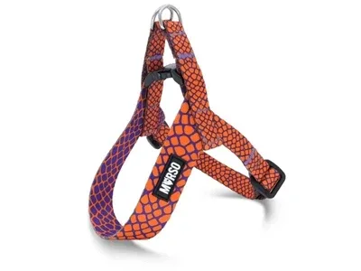 Morso Mini Hondentuig Verstelbaar Gerecycled Urban Lizard 24x32x1,5 cm - Rood