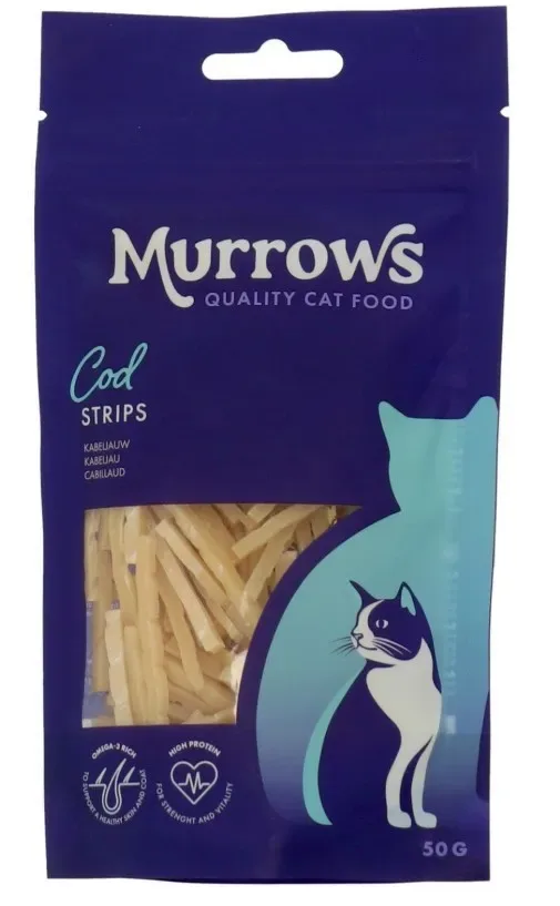 Murrows Kabeljauwreepjes 50 gram