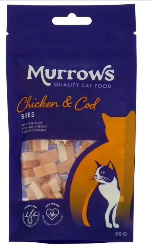 Murrows Mix snack 50 gram Kip|Kabeljauw