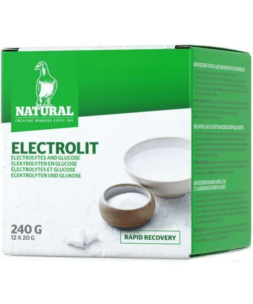 Natural Electrolit (voor snel herstel na de vlucht.)
