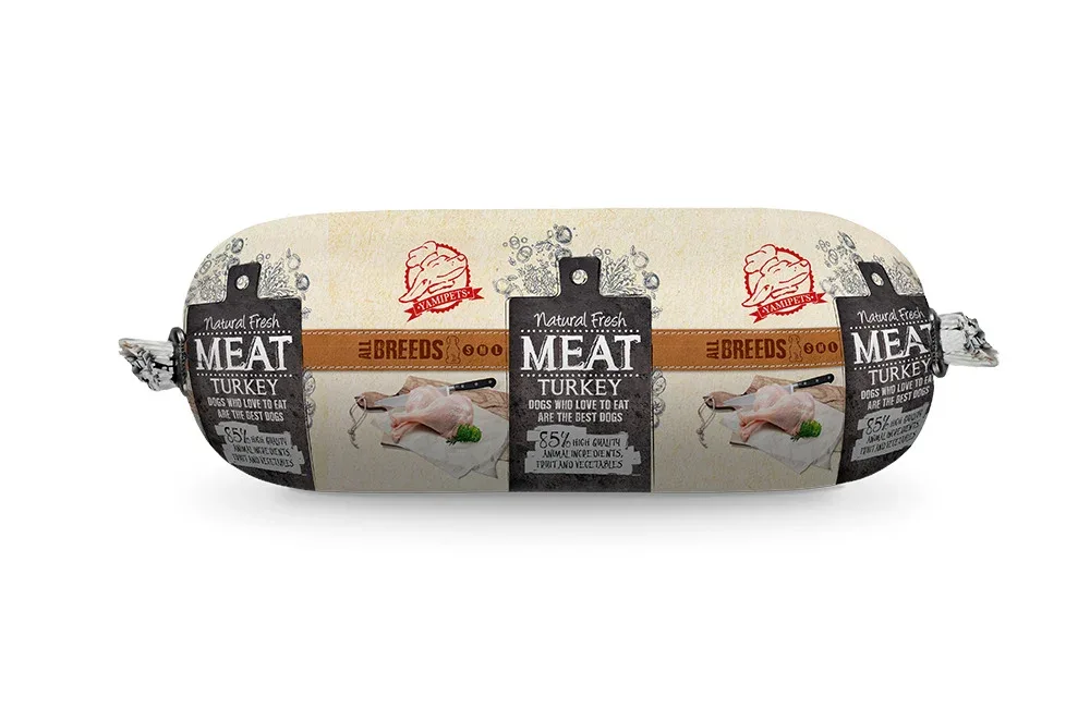 Natural Fresh Meat Worst - Hondenvoer - 250 Gram - konijn