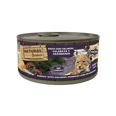 Natural Greatness Cat Turkey Salmon Pumkin Cranberries - 185 gr
