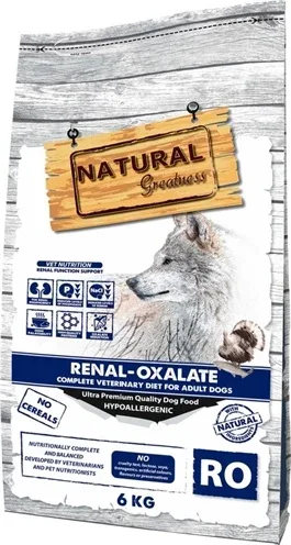 Natural Greatness Veterinary Diet Dog Renal Oxalate Complete - 6 kg