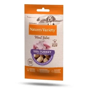 Natures Variety Freeze Dried Meat Bites Turkey - 20 gr
