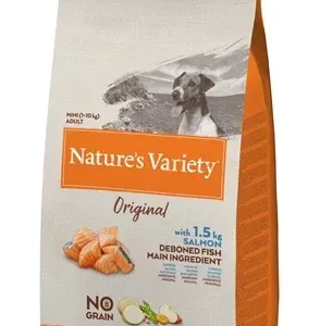 Natures Variety Original Adult Mini Salmon No Grain - 7 kg