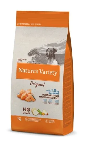 Natures Variety Original Adult Mini Salmon No Grain - 7 kg
