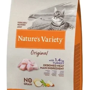 Natures Variety Original Sterilized Turkey No Grain - 7 kg