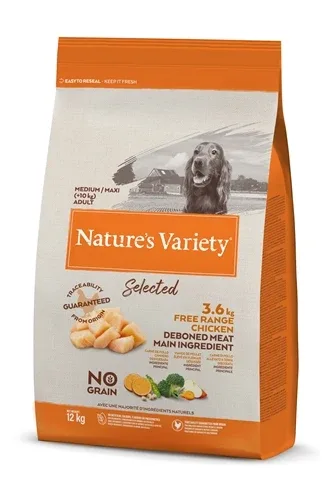 Natures Variety Selected Adult Medium Free Range Chicken - 12 kg