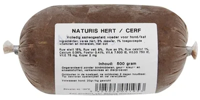 Naturis Hert Rund - 500 gr