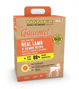 Natyka Gourmet Adult Lam & Zalm 9 kg