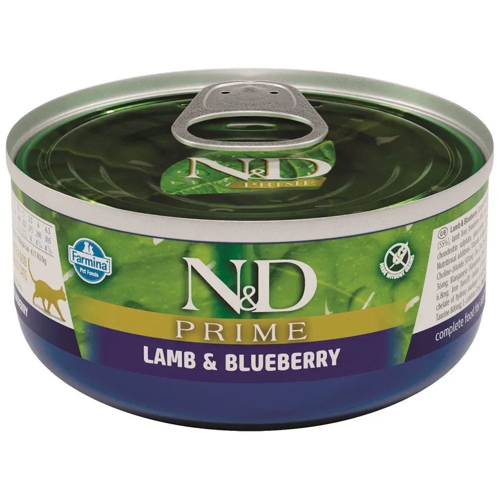 N&D Prime Wet Cat Lamb