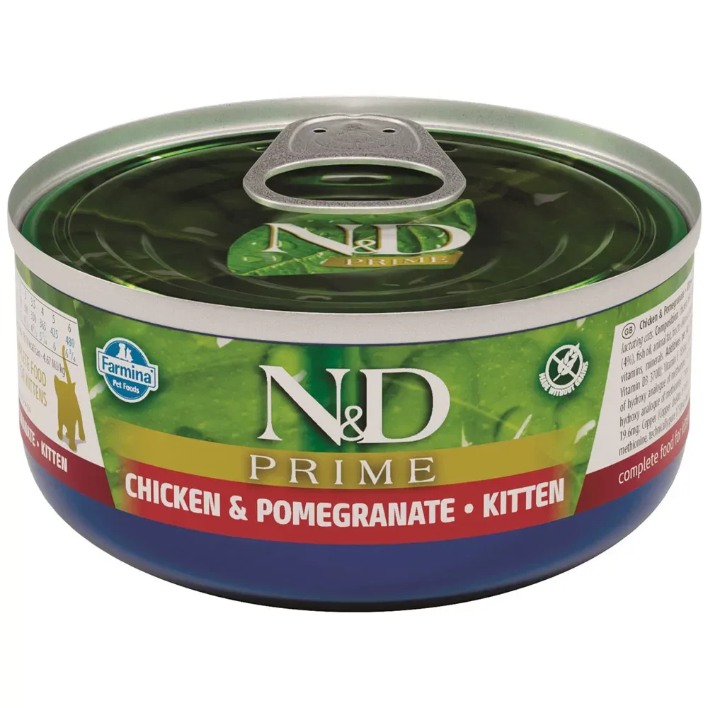N&D Prime Wet Kitten Chicken