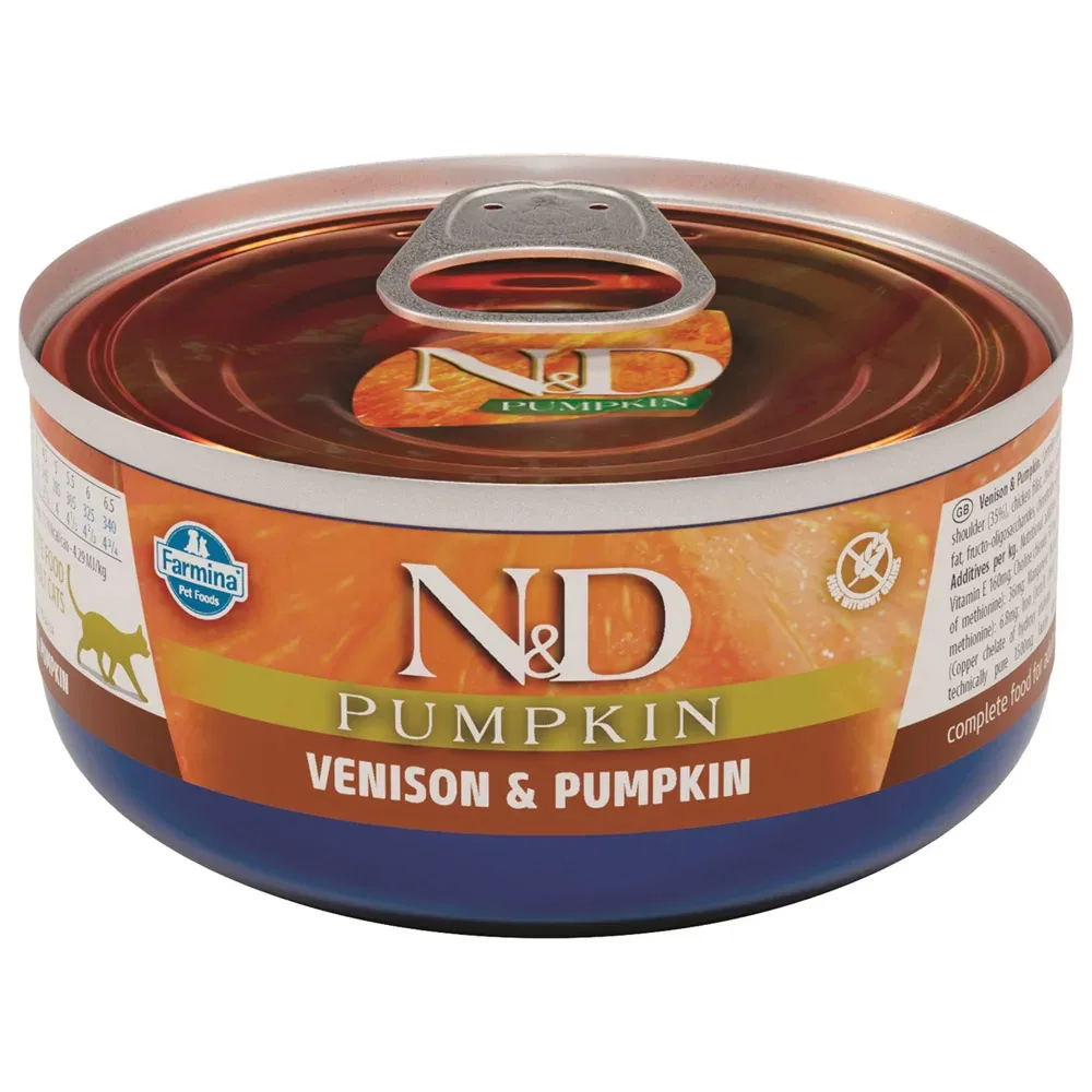 N&D Pumpkin Wet Cat Venison