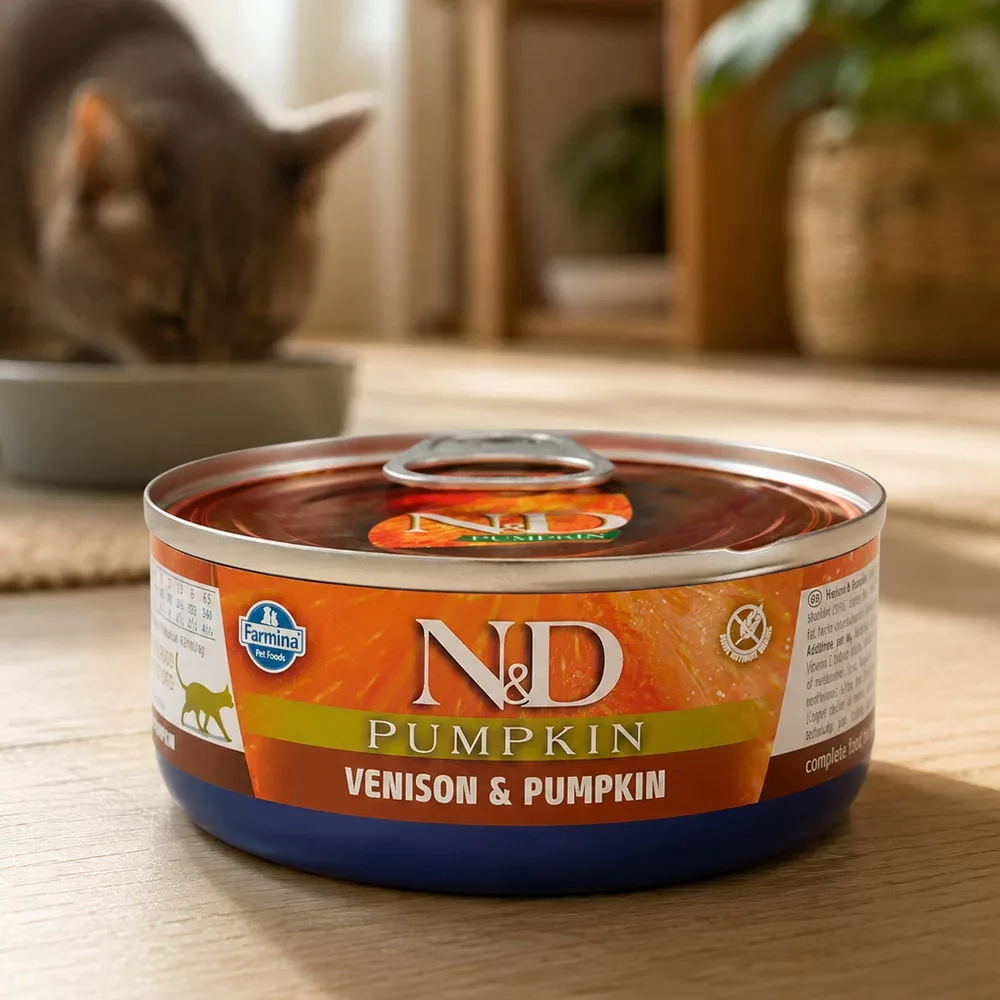 N&D Pumpkin Wet Cat Venison - Image 2