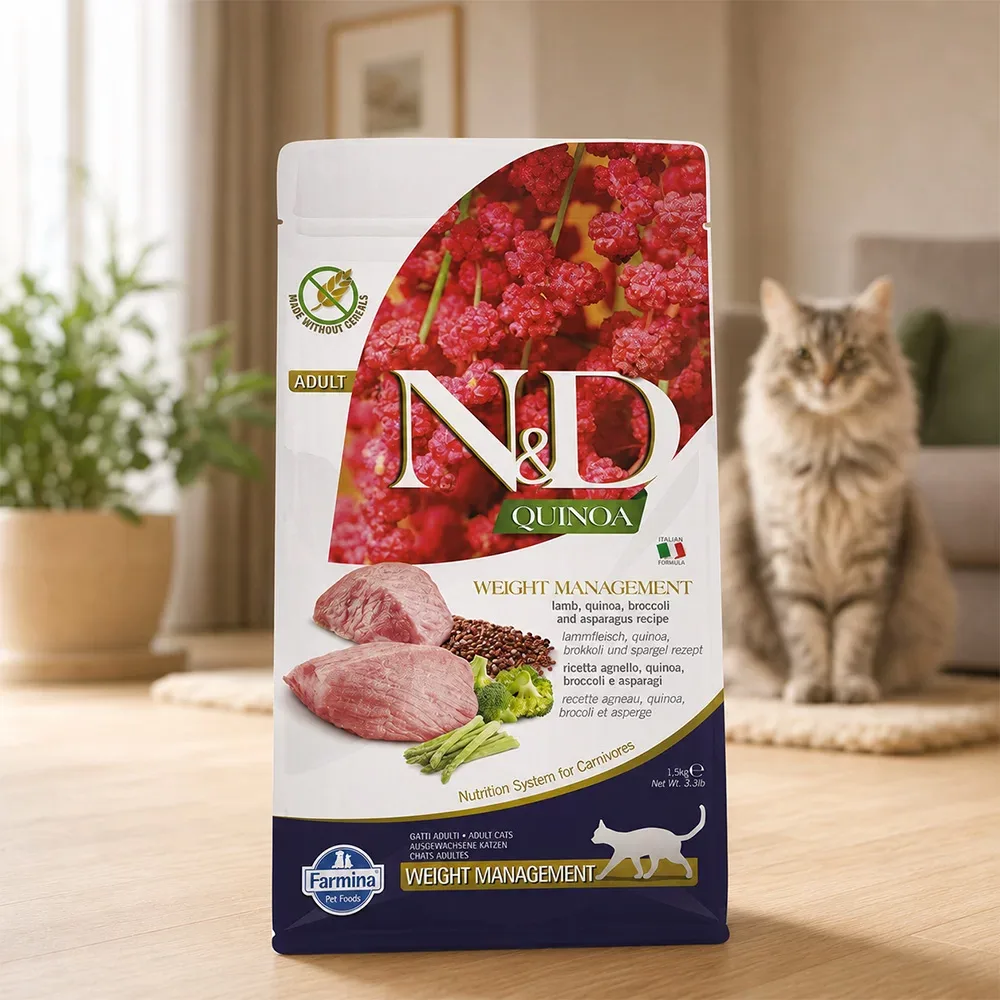 N&D Quinoa Cat Weight Management Lamb - Image 2