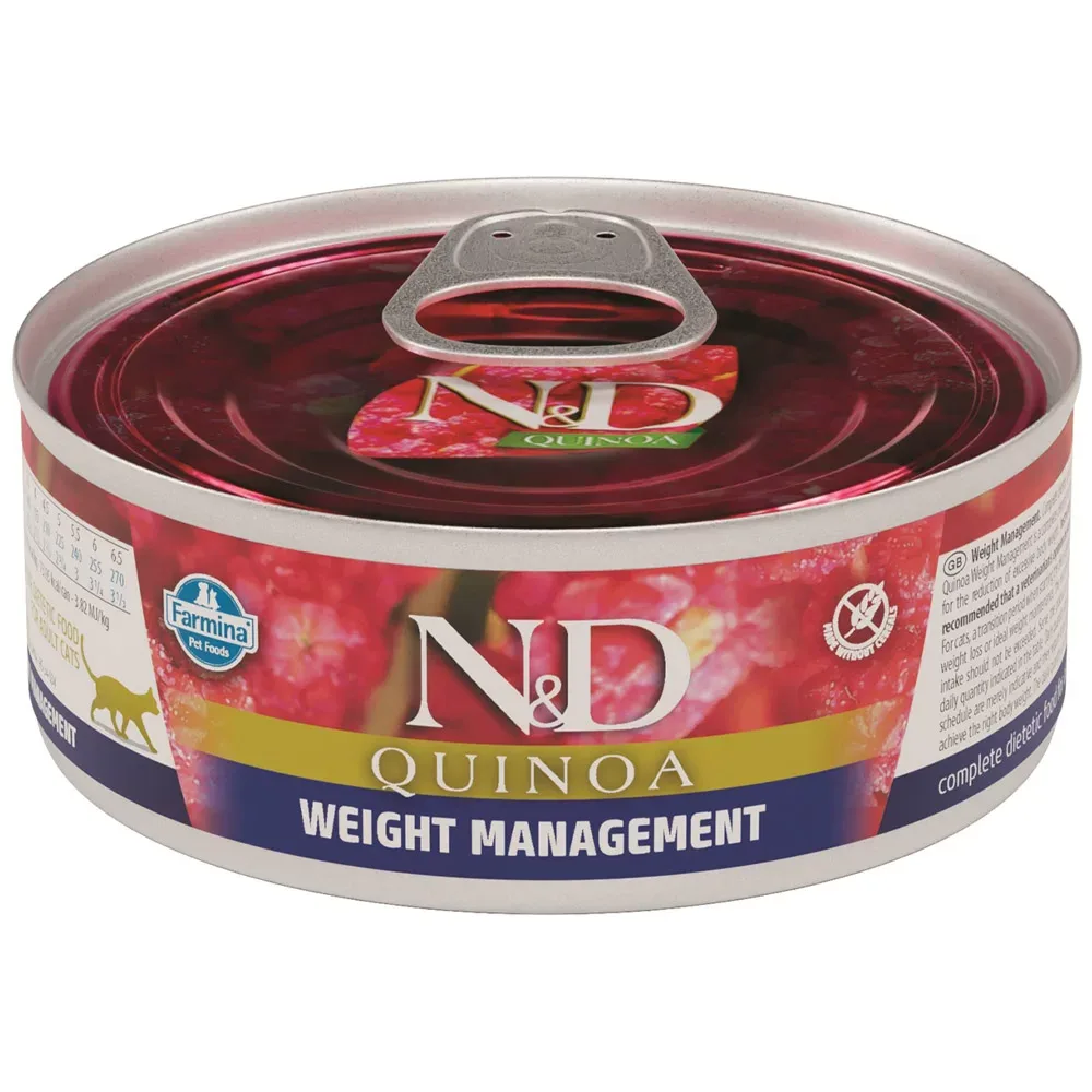 N&D Quinoa Wet Cat Weight Management Lamb