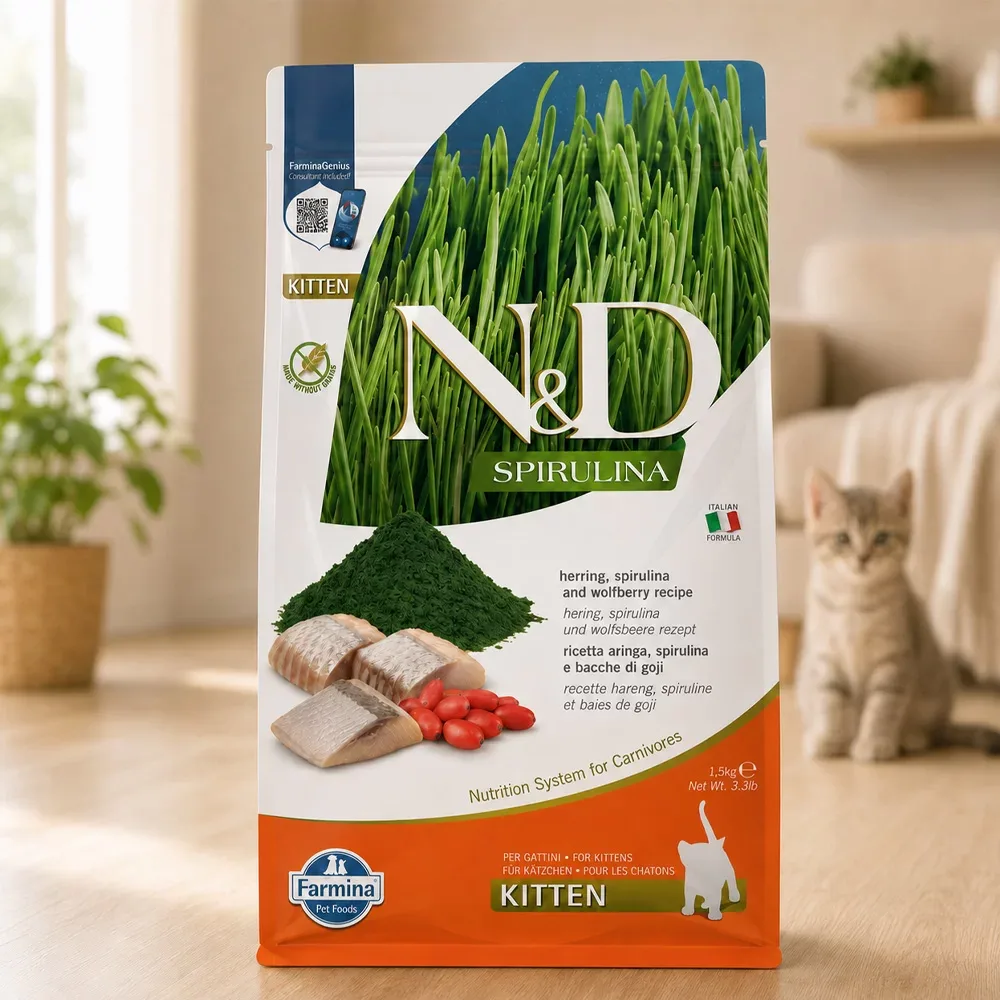 N&D Spirulina Kitten Herring - Image 2