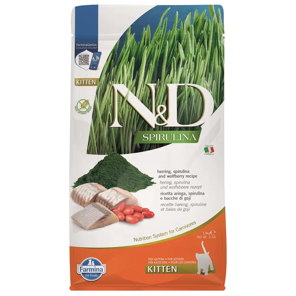 N&D Spirulina Kitten Herring