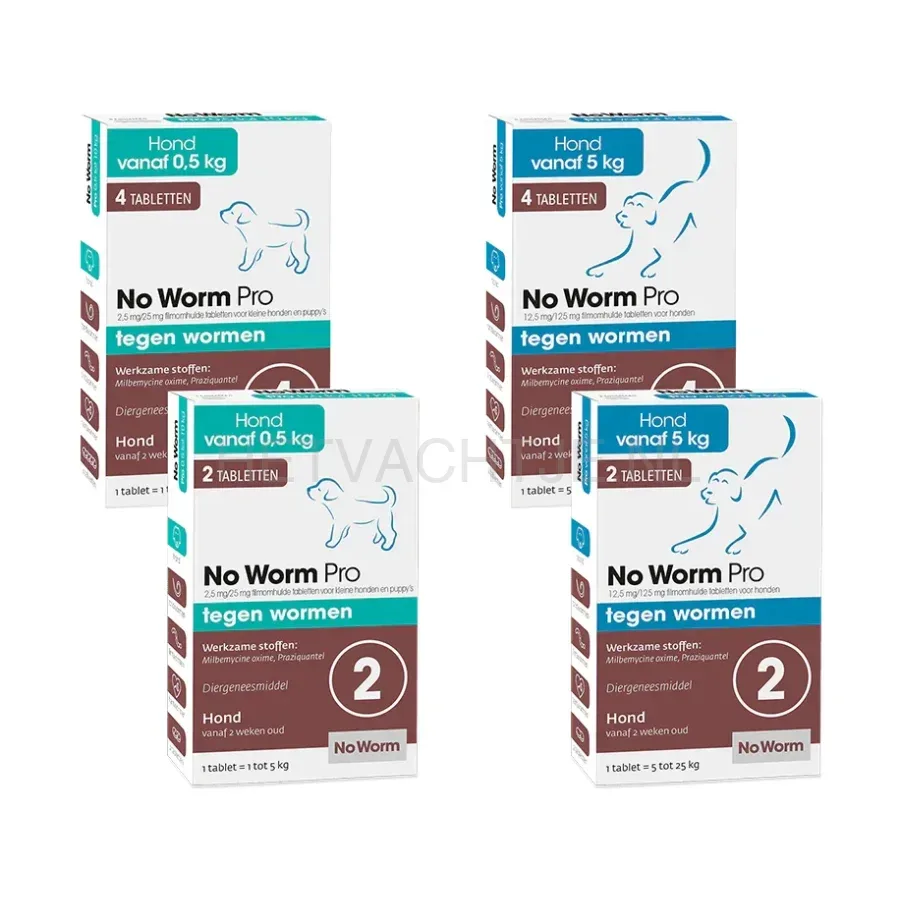 No Worm - PRO ontwormingsmiddel voor honden