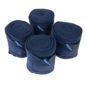 Nomad Tales fleece bandages voor paarden, marineblauw