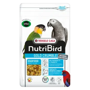 NutriBird Gold Crumble Grote Parkieten & Papegaaien 800 g
