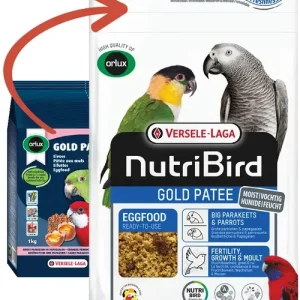 NutriBird Gold patee grote Parkiet & Papegaai