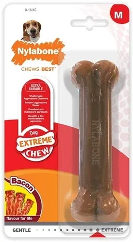Nylabone Dura Chew voor Harde Bijters Baconsmaak - 16 kg