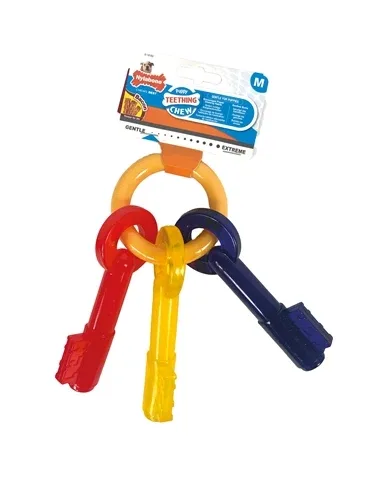 Nylabone Puppy Chew Bijtsleutels Baconsmaak Tot - 16 kg