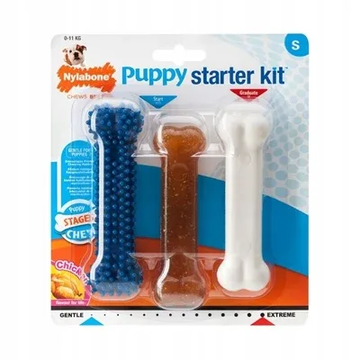 Nylabone Puppy Chew Puppy Starter Kit Chicken Tot - 11 kg