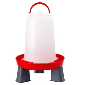 Olba drinkbak met pootjes 3L Rood