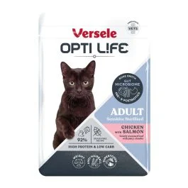 Opti Life Adult Sterilised - Natvoer - Zalmfilet&Kip 85 g - Natvoer - Pets Place