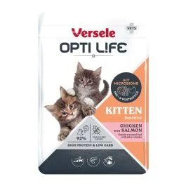 Opti Life Kitten - Natvoer - Zalm&Kip 85 g - Natvoer - Pets Place
