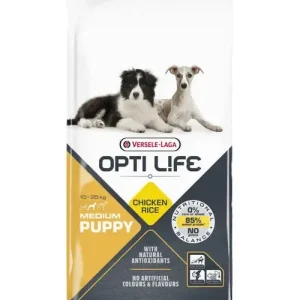 Opti Life Puppy Medium (op basis van Kip & Rijst)