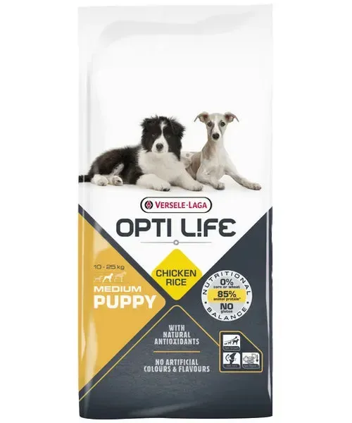 Opti Life Puppy Medium (op basis van Kip & Rijst)