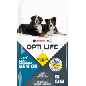 Opti Life Senior Medium/Maxi hondenvoer