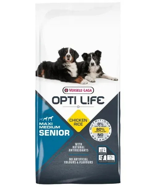 Opti Life Senior Medium & Maxi (op basis van Kip & Rijst)